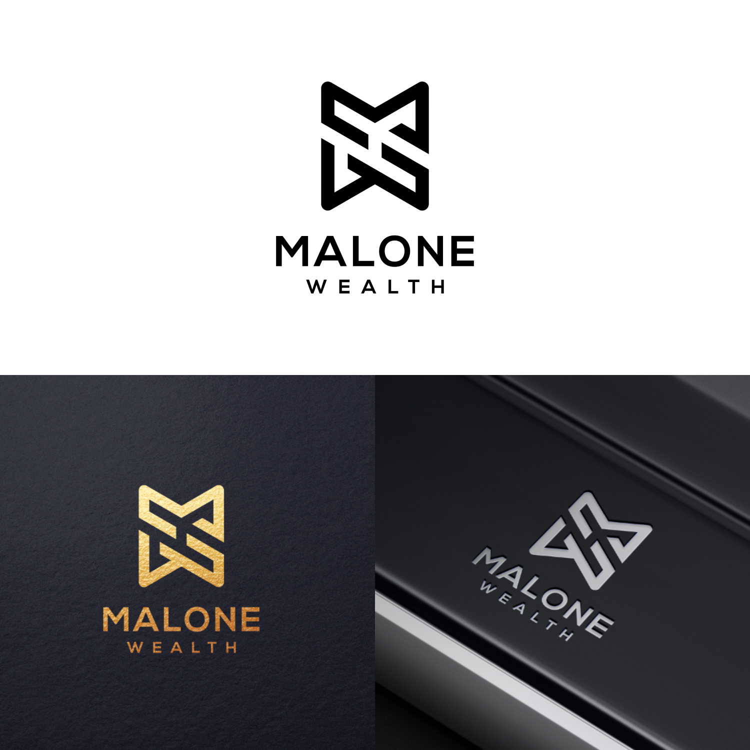Logo Design by galang1996 2 for Malone Wealth | Design #26077104