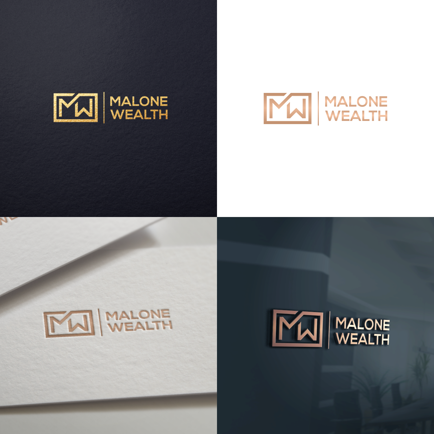 Logo Design by galang1996 2 for Malone Wealth | Design #26093560