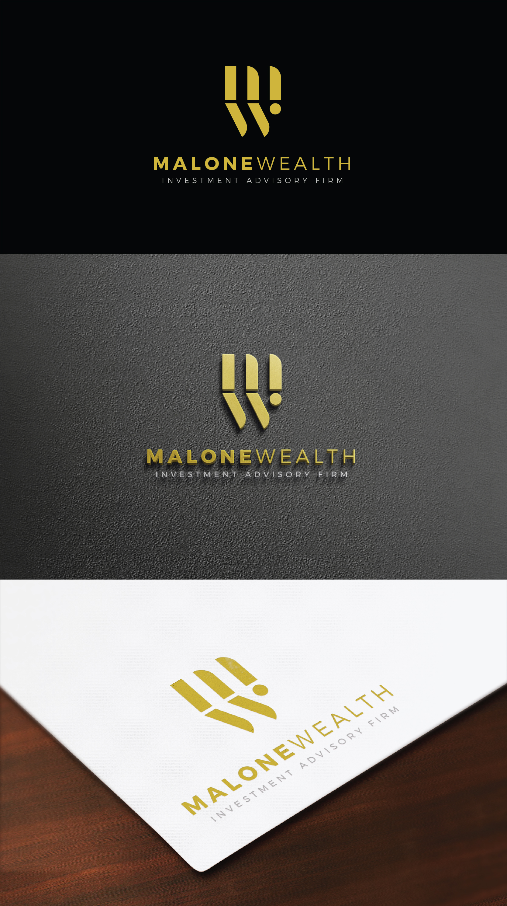 Logo Design by IMilenovic for Malone Wealth | Design #26078690