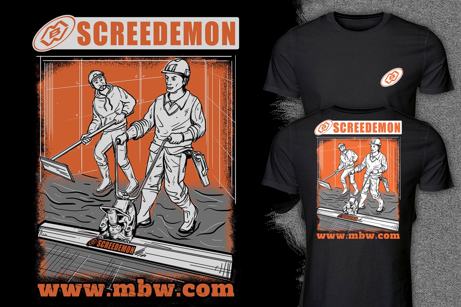 T-shirt Design by Falih A for M-B-W, INC. | Design #26090851