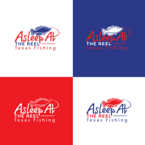 Asleep At The Reel, Texas Fishing | Diseño de Logo por sankar999