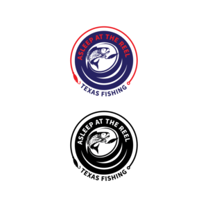 Asleep At The Reel, Texas Fishing | Logo Design by rozT