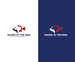 Asleep At The Reel, Texas Fishing | Logo Design by uitaki