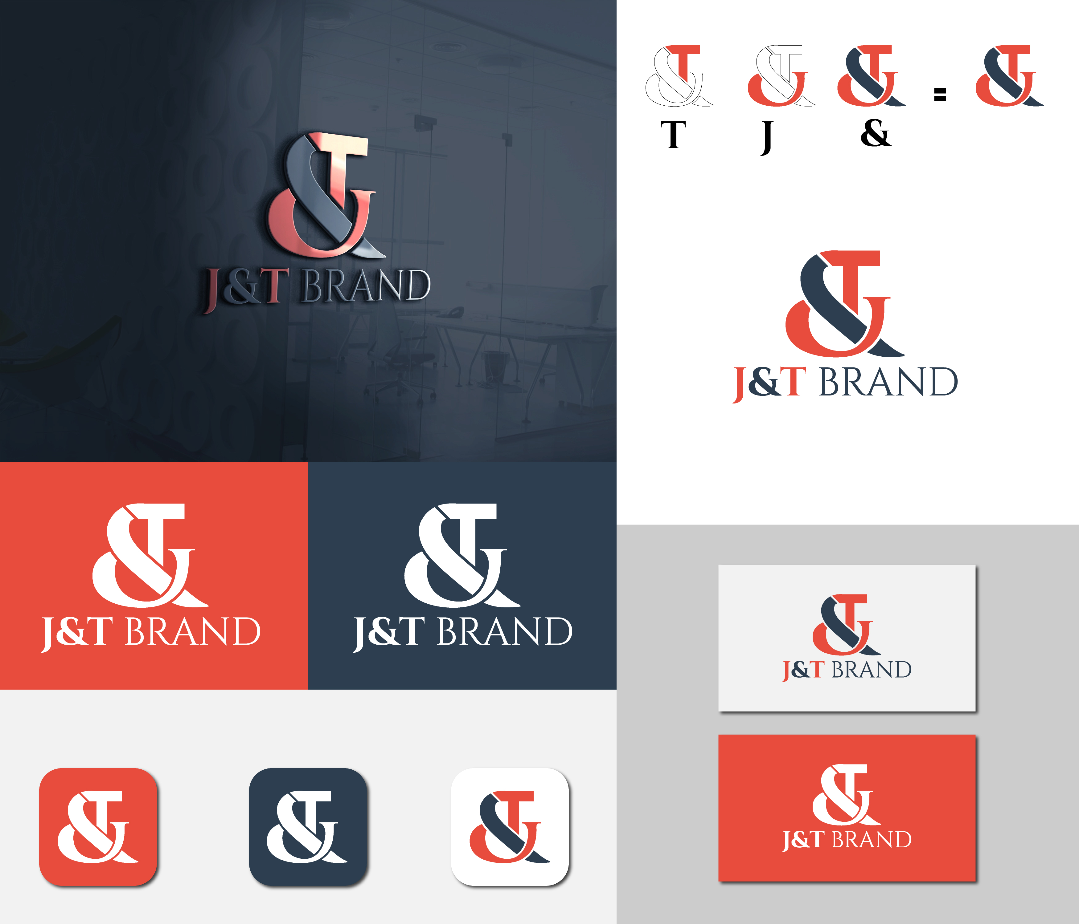 Logo Design by Rupok MT for J&T Brand | Design #26091755