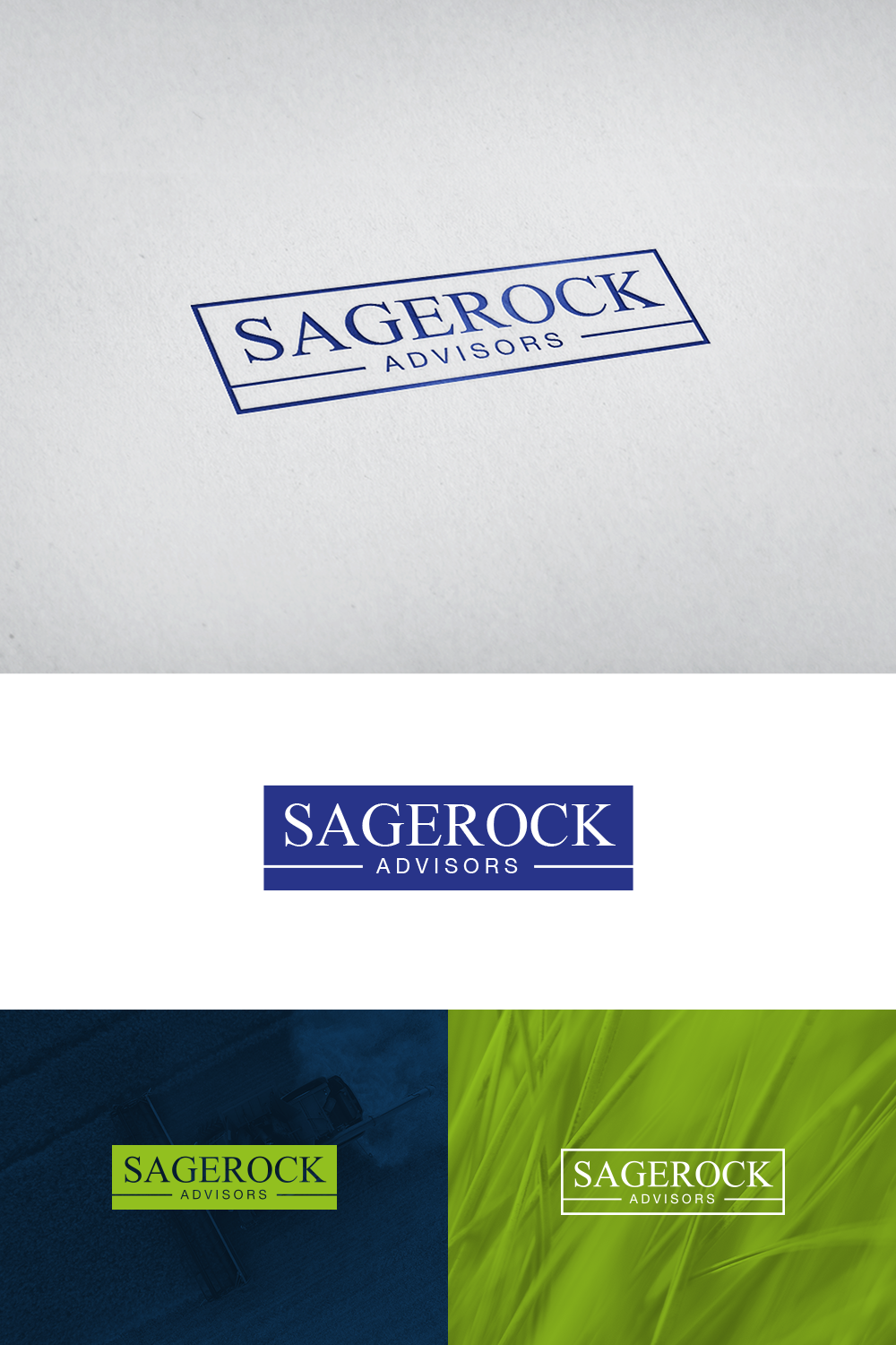 Logo Design by Oleksandr Tovarkov for Sagerock Advisors | Design #26099035
