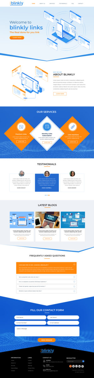 Web Design by Blue Sparrow for this project | Design: #26099080