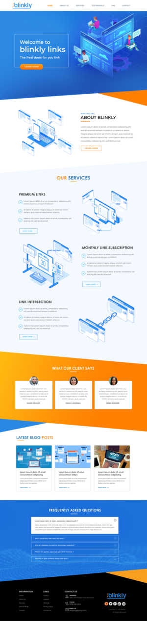 Web Design by Blue Sparrow for this project | Design: #26099206