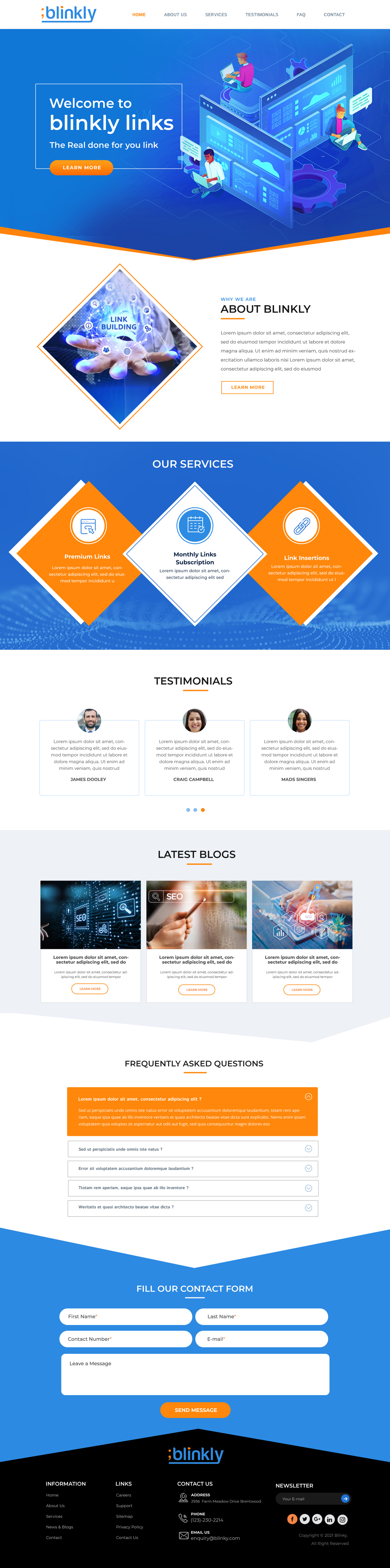 Web Design by Blue Sparrow for this project | Design #26103525