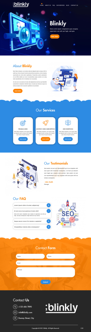 Web Design by pb for this project | Design: #26080834