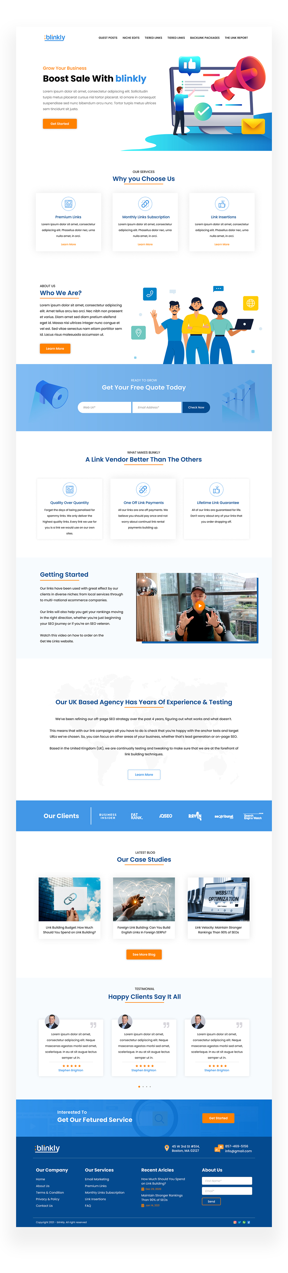 Web Design by Adeel Rahman for this project | Design #26090729