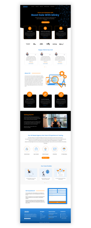 Business Landing Page for SEO Company | Web Design by Adeel Rahman