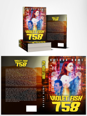 Violet Fish 758  Sci-Fi Book Cover | Buchumschlag Design von Estratosphera