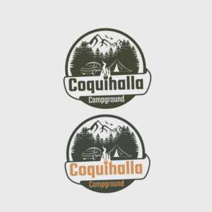 Coquihalla Campground | Logo Design by Aaaron