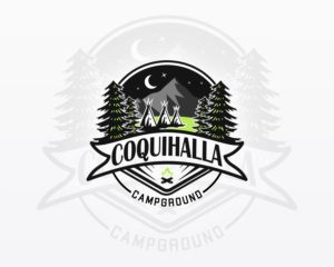Coquihalla Campground | Logo Design by Rusmin Gustamin