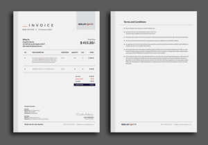 Design for a Service-Based Estimate  | Diseño de Membrete por  Artman