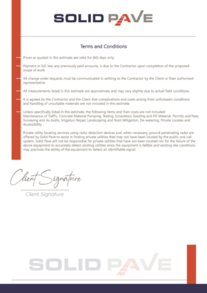 Design for a Service-Based Estimate  | Briefkopf-Design von Ana 15