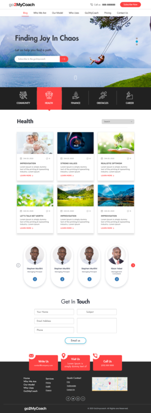 Diseño Web por Shijo John para este proyecto | Diseño #26088777