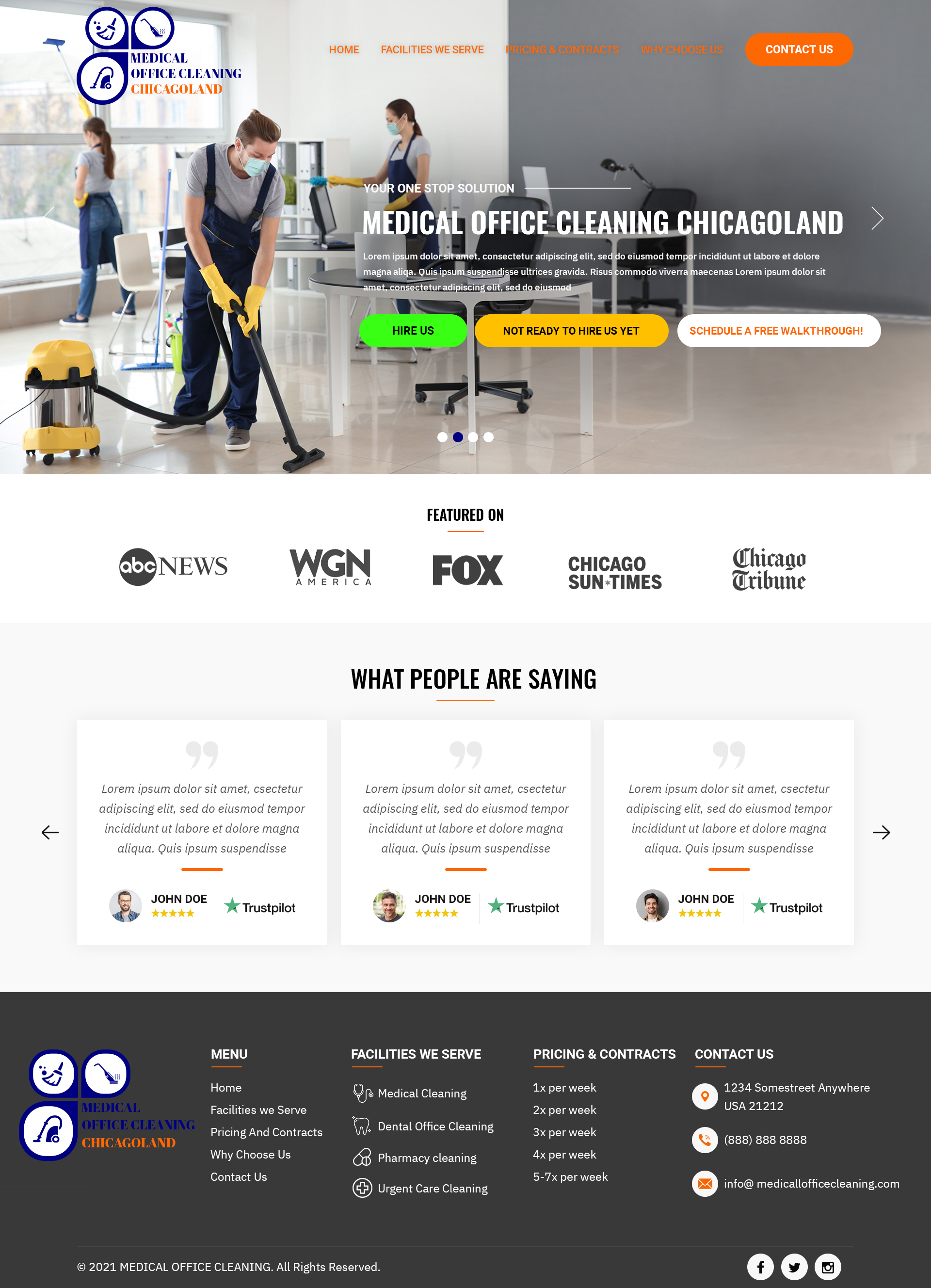 Diseño Web por Titan Eagle para C&R Cleaning Service | Diseño #26100855