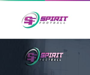 SPIRIT FOOTBALL (main text) + motto ONE MORE! | Logo Design by FourtuneDesign
