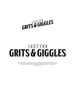 Grits & Giggles | Logo Design by alok bhopatkar