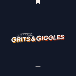 Grits & Giggles | Logo Design by JBalloon Design