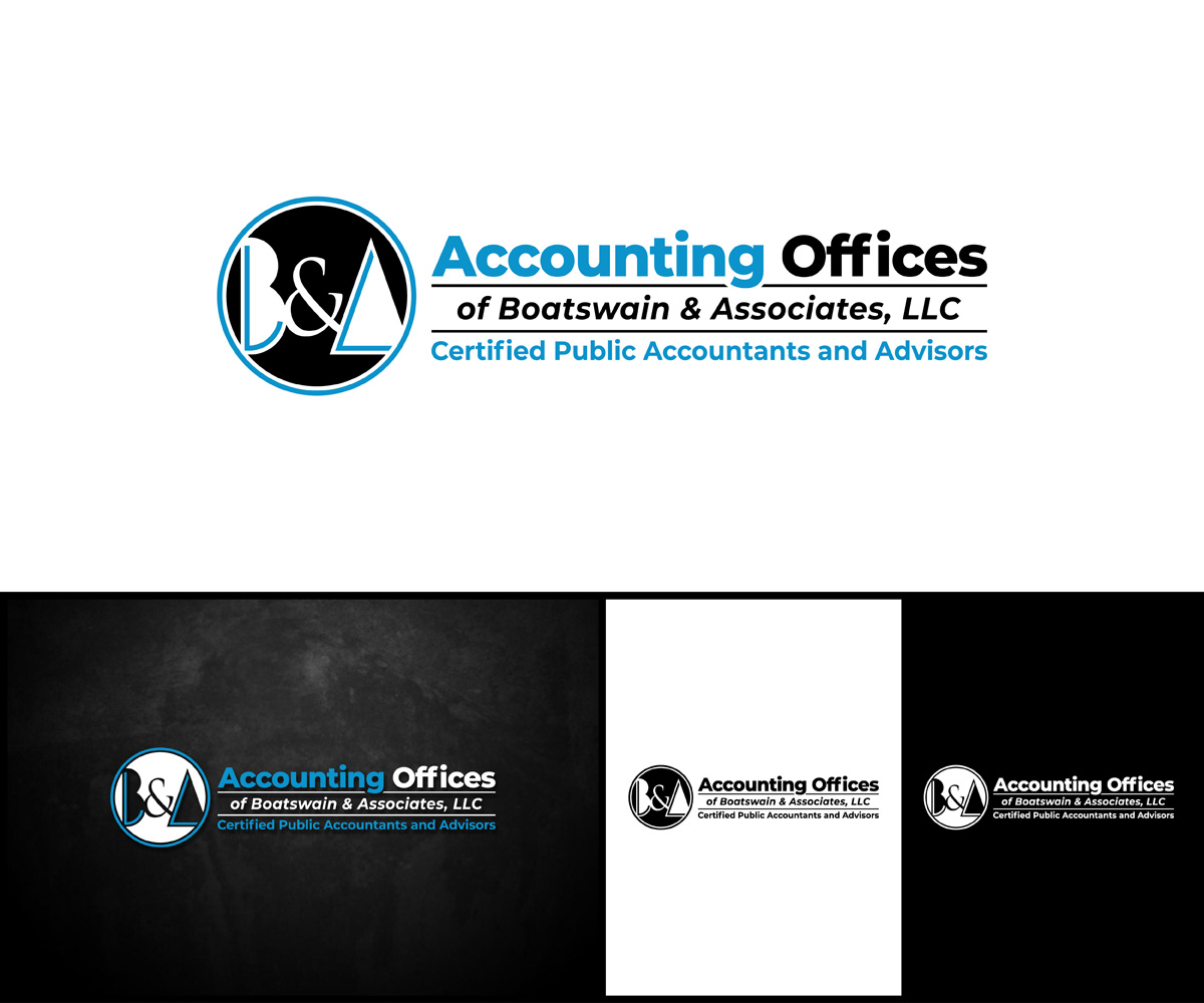 Logo Design by MoonFeather for Accounting Offices of Boatswain & Associates, LLC | Design #26085049