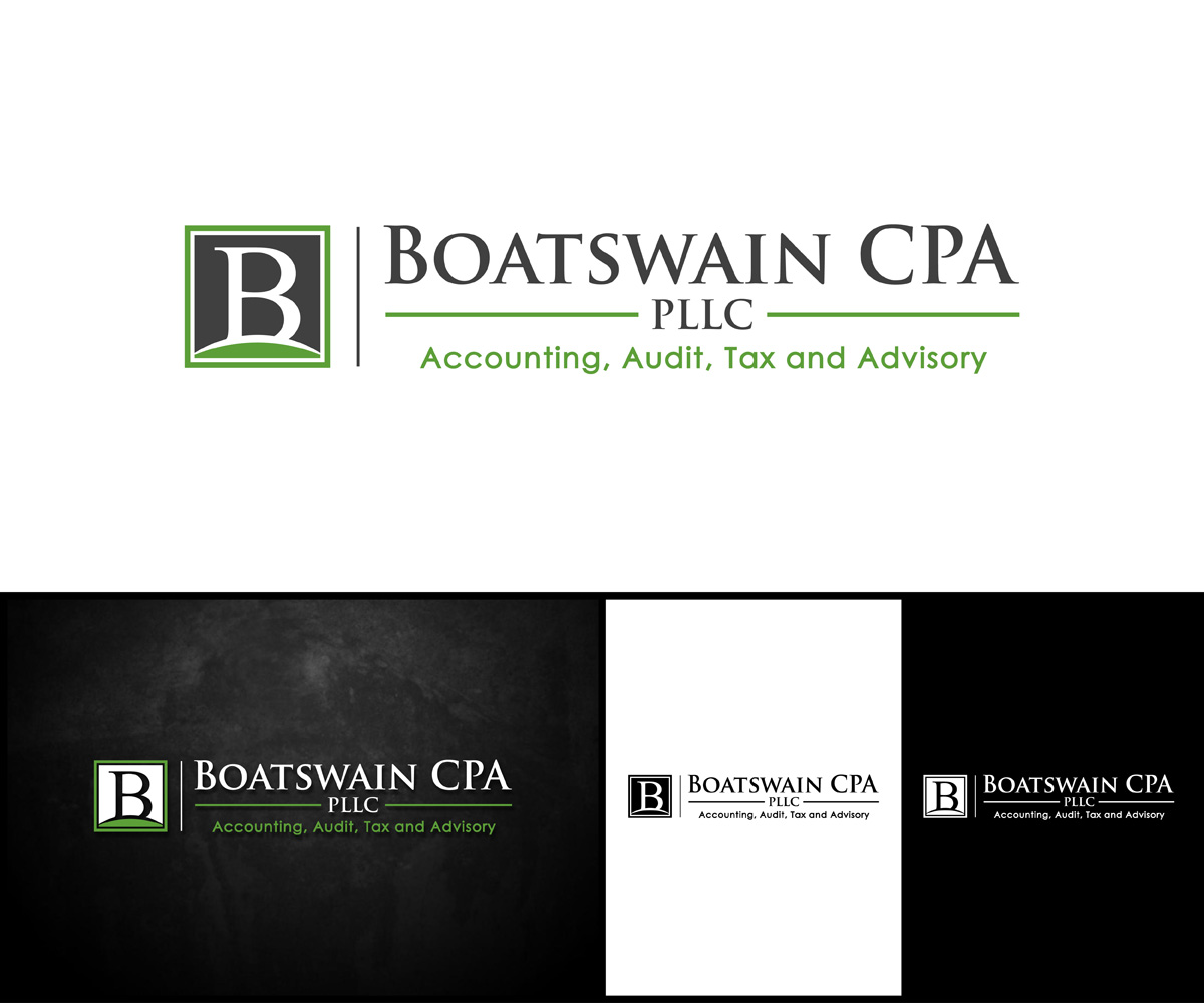 Logo Design by MoonFeather for Accounting Offices of Boatswain & Associates, LLC | Design #26199333