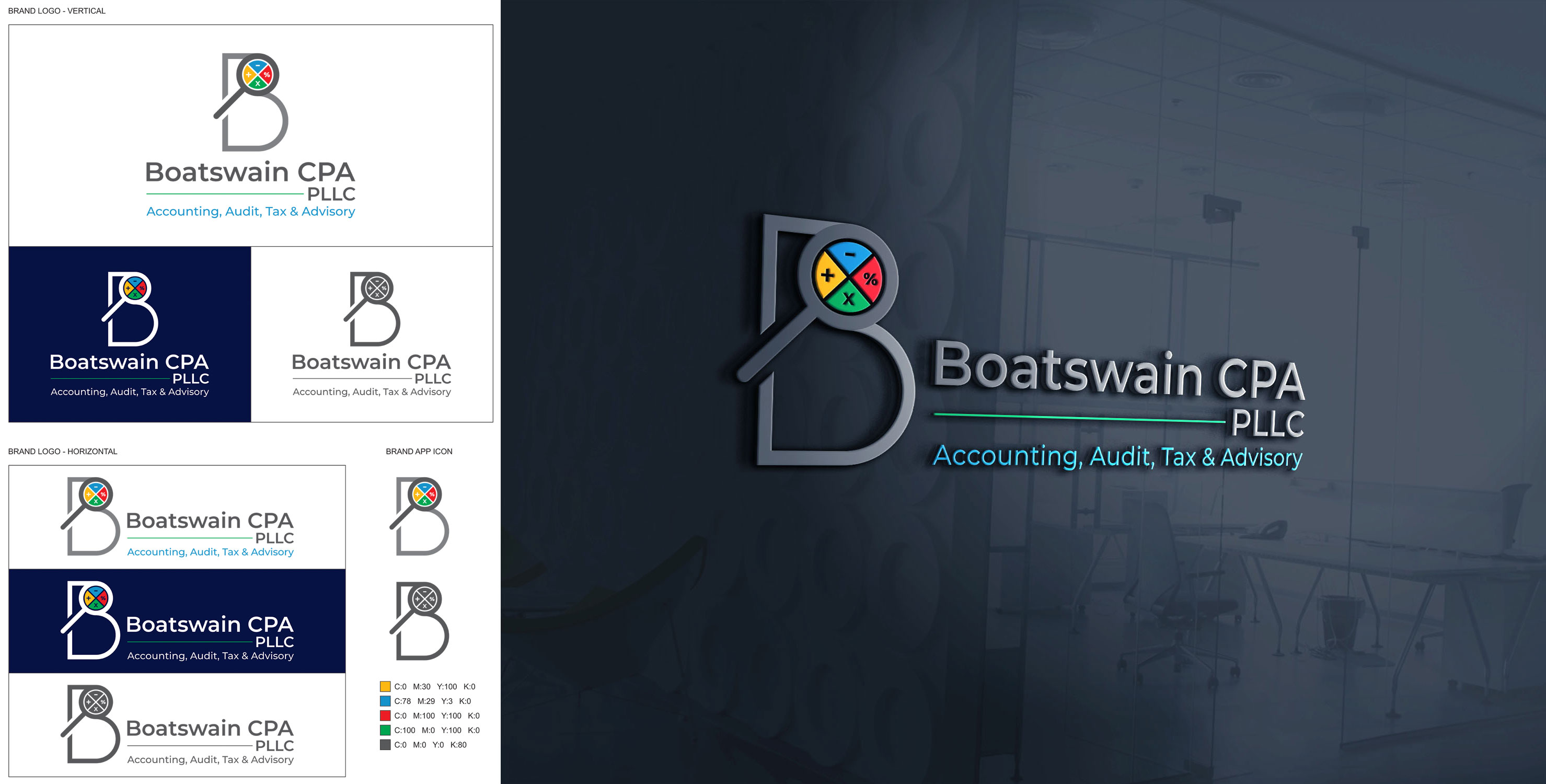 Design de Logo par Ramesh  Salunkhe pour Accounting Offices of Boatswain & Associates, LLC | Design #26508158