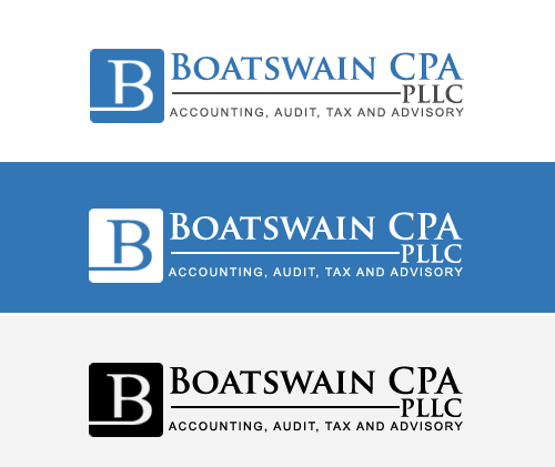 Logo Design by Borun for Accounting Offices of Boatswain & Associates, LLC | Design #26543995