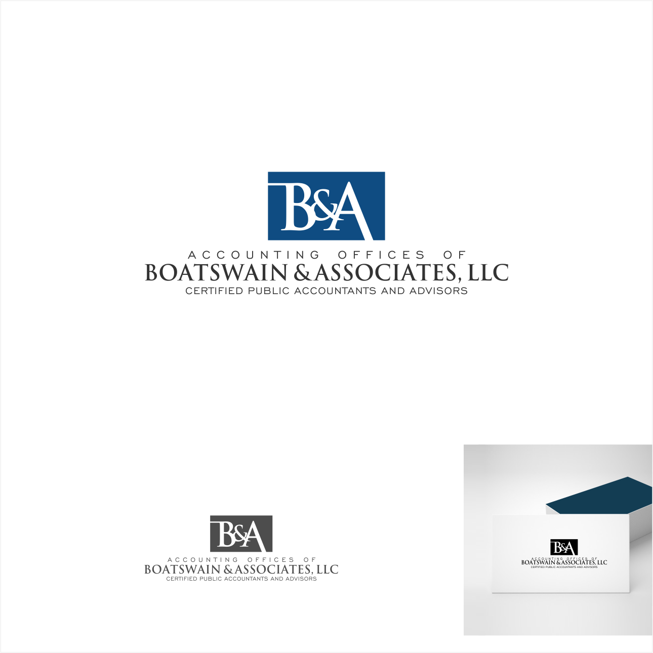 Design de Logo par Arham Hidayat pour Accounting Offices of Boatswain & Associates, LLC | Design #26231384
