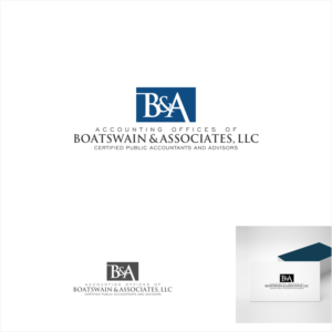 Logo-Design von Arham Hidayat für Accounting Offices of Boatswain & Associates, LLC | Design #26231384