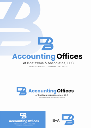 Logo Design by alok bhopatkar for Accounting Offices of Boatswain & Associates, LLC | Design: #26130612