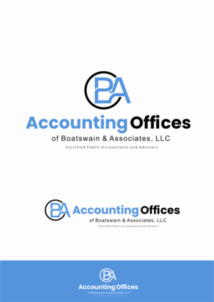 Logo Design by alok bhopatkar for Accounting Offices of Boatswain & Associates, LLC | Design: #26133949