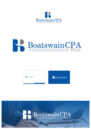 Logo Design by alok bhopatkar for Accounting Offices of Boatswain & Associates, LLC | Design: #26198727