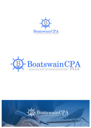 Logo Design by alok bhopatkar for Accounting Offices of Boatswain & Associates, LLC | Design: #26219896