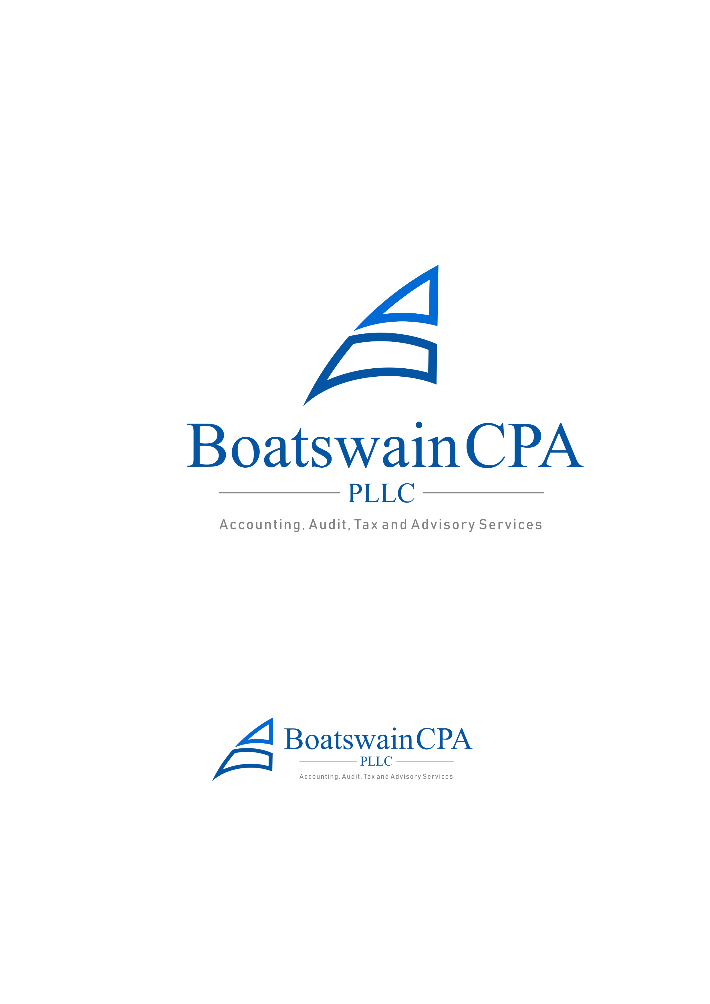 Logo Design by alok bhopatkar for Accounting Offices of Boatswain & Associates, LLC | Design #26220305