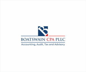 Logo Design by Logocraft for Accounting Offices of Boatswain & Associates, LLC | Design: #26460994