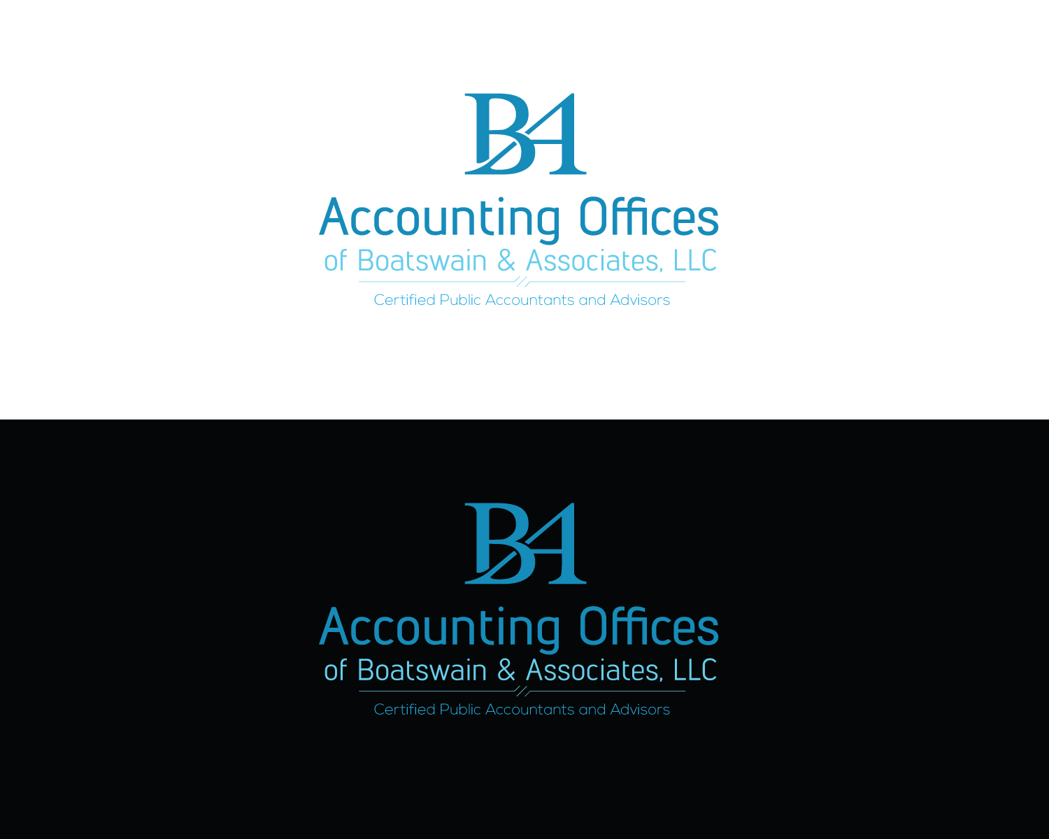 Logo-Design von logomaniac für Accounting Offices of Boatswain & Associates, LLC | Design #26151394
