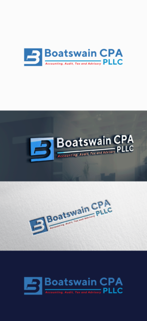 Logo Design by bro wisanggeni for Accounting Offices of Boatswain & Associates, LLC | Design: #26507384
