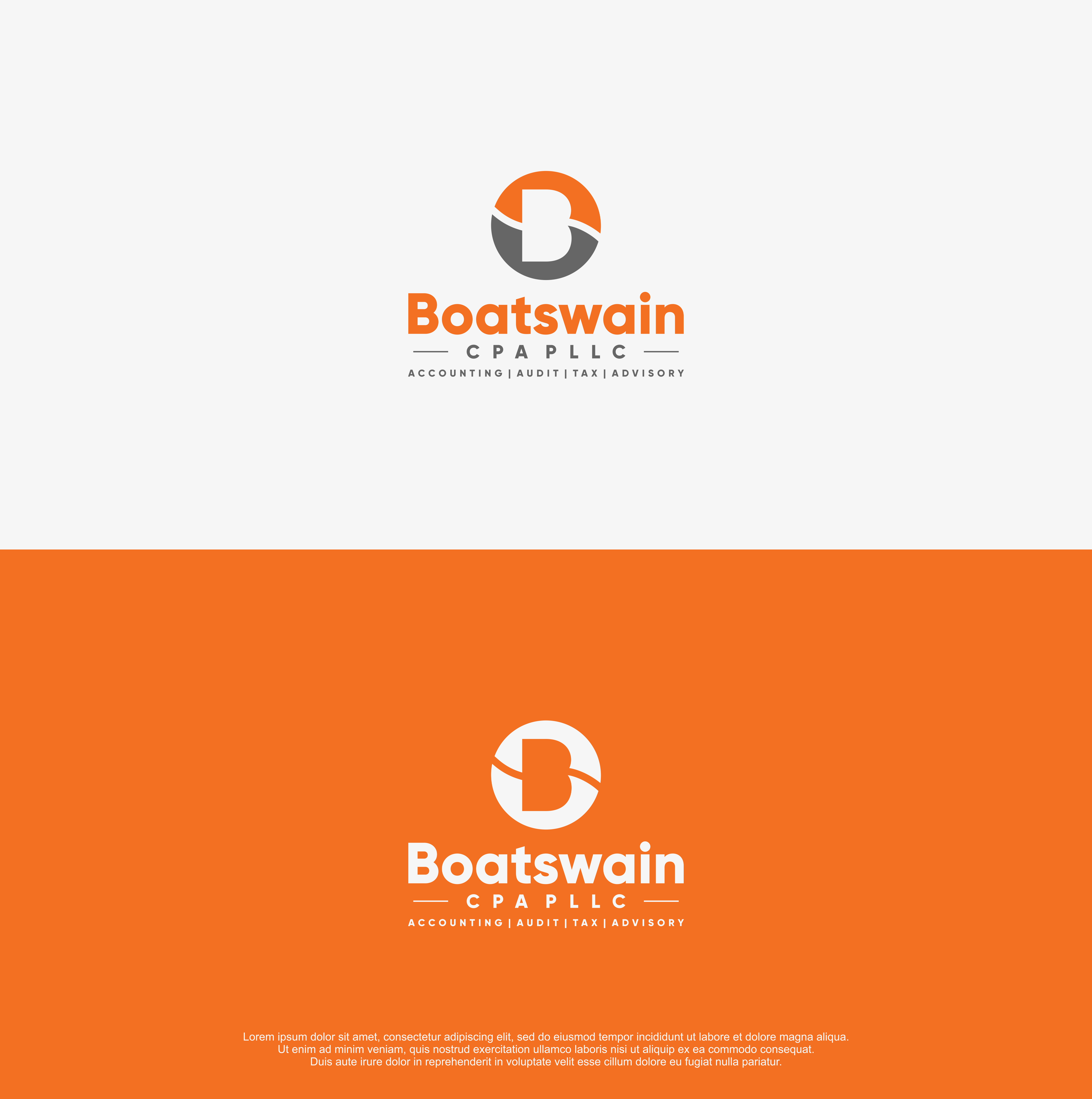 Logo Design by R!CKY for Accounting Offices of Boatswain & Associates, LLC | Design #26525967