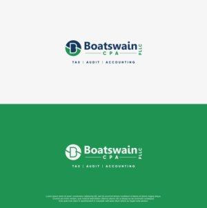 Logo Design by R!CKY for Accounting Offices of Boatswain & Associates, LLC | Design: #26530387