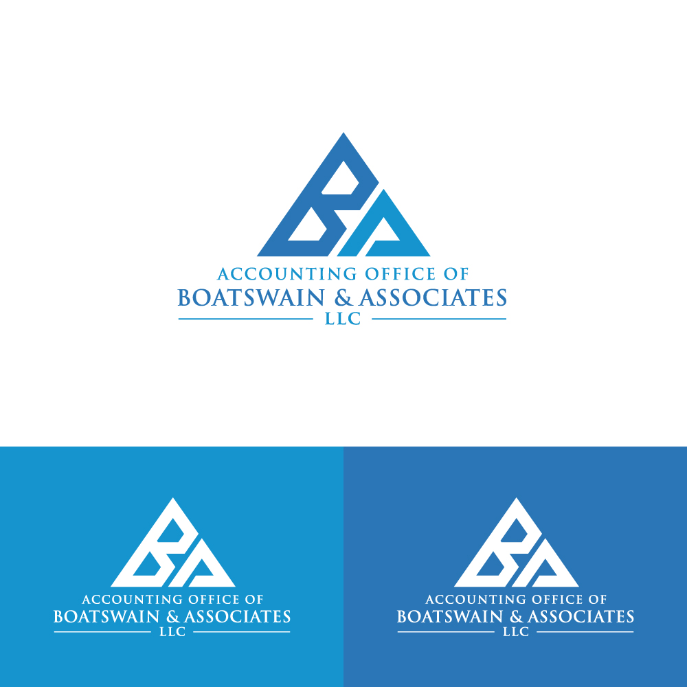 Logo Design by objects for Accounting Offices of Boatswain & Associates, LLC | Design #26118639
