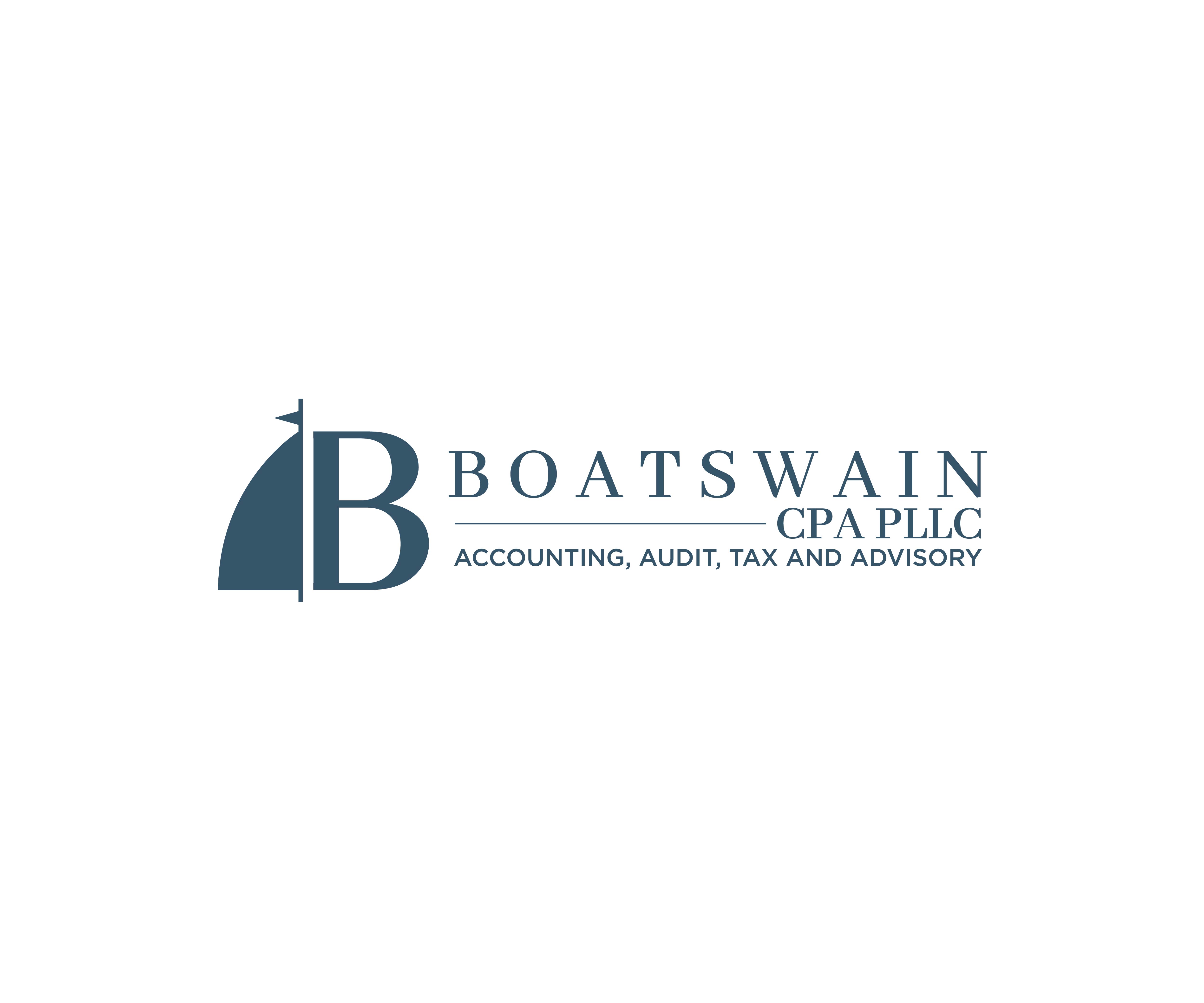 Logo Design by Aleff for Accounting Offices of Boatswain & Associates, LLC | Design #26507886