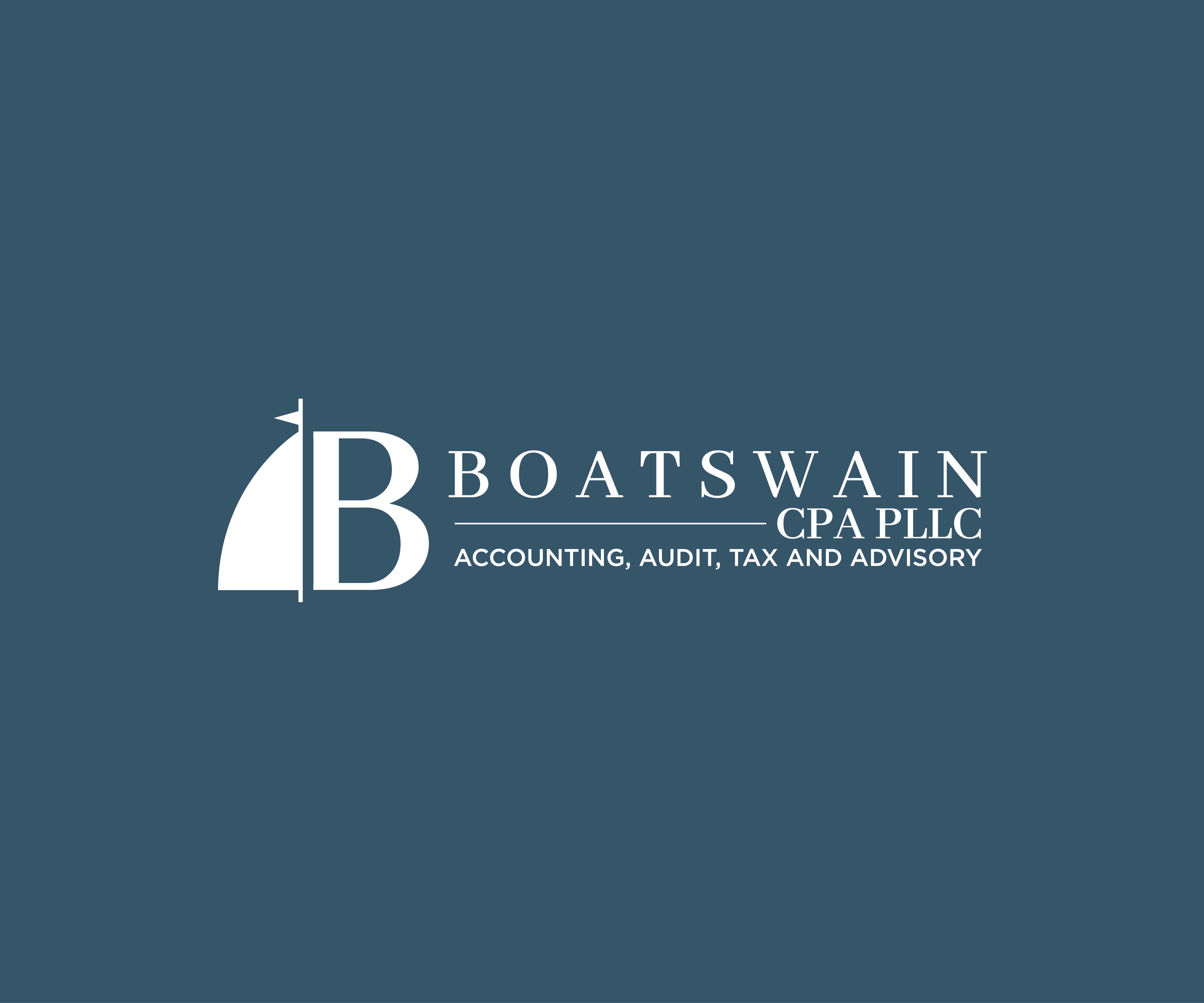 Logo Design by Aleff for Accounting Offices of Boatswain & Associates, LLC | Design #26507890