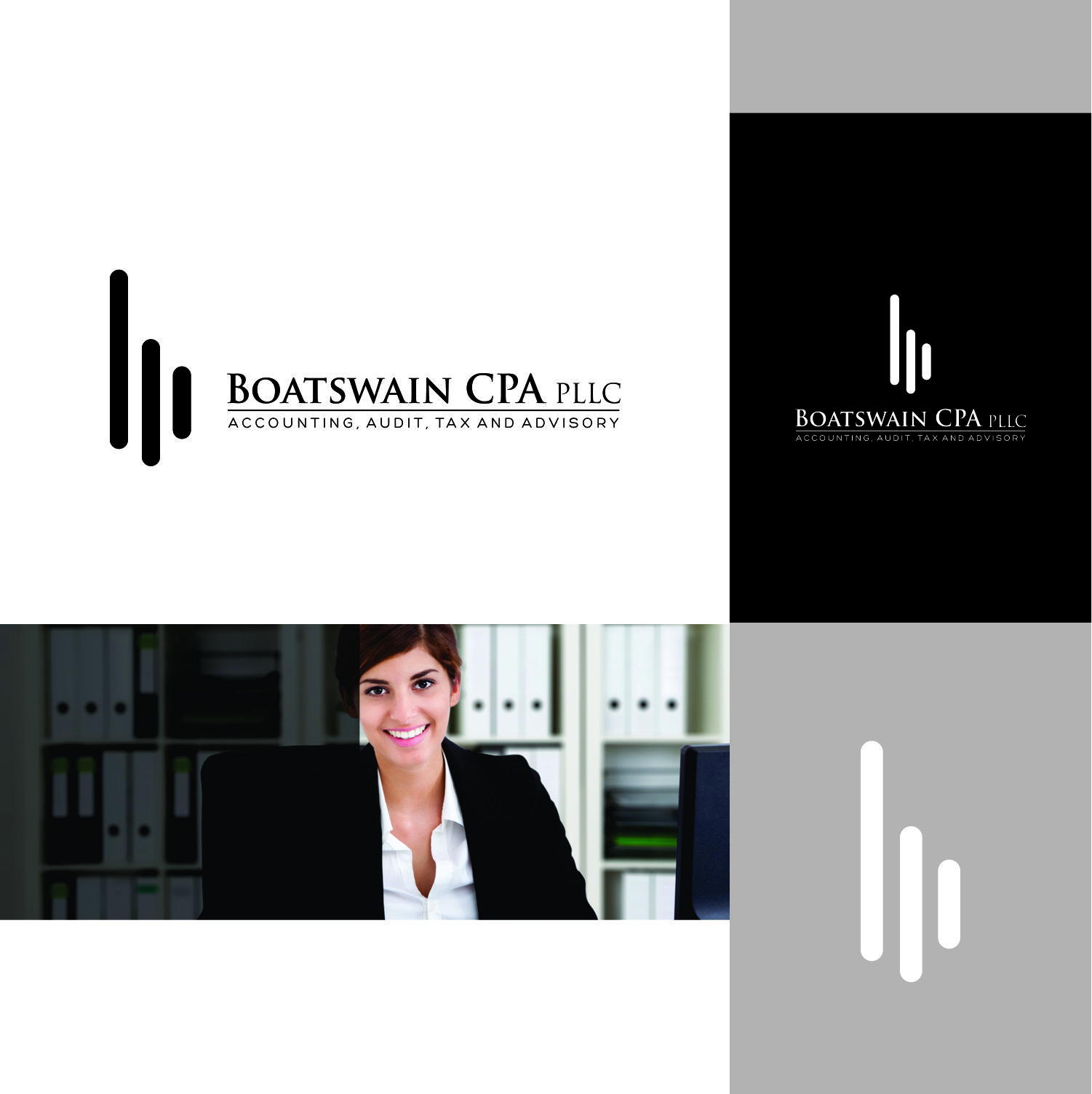 Logo Design by adie_78 for Accounting Offices of Boatswain & Associates, LLC | Design #26569651