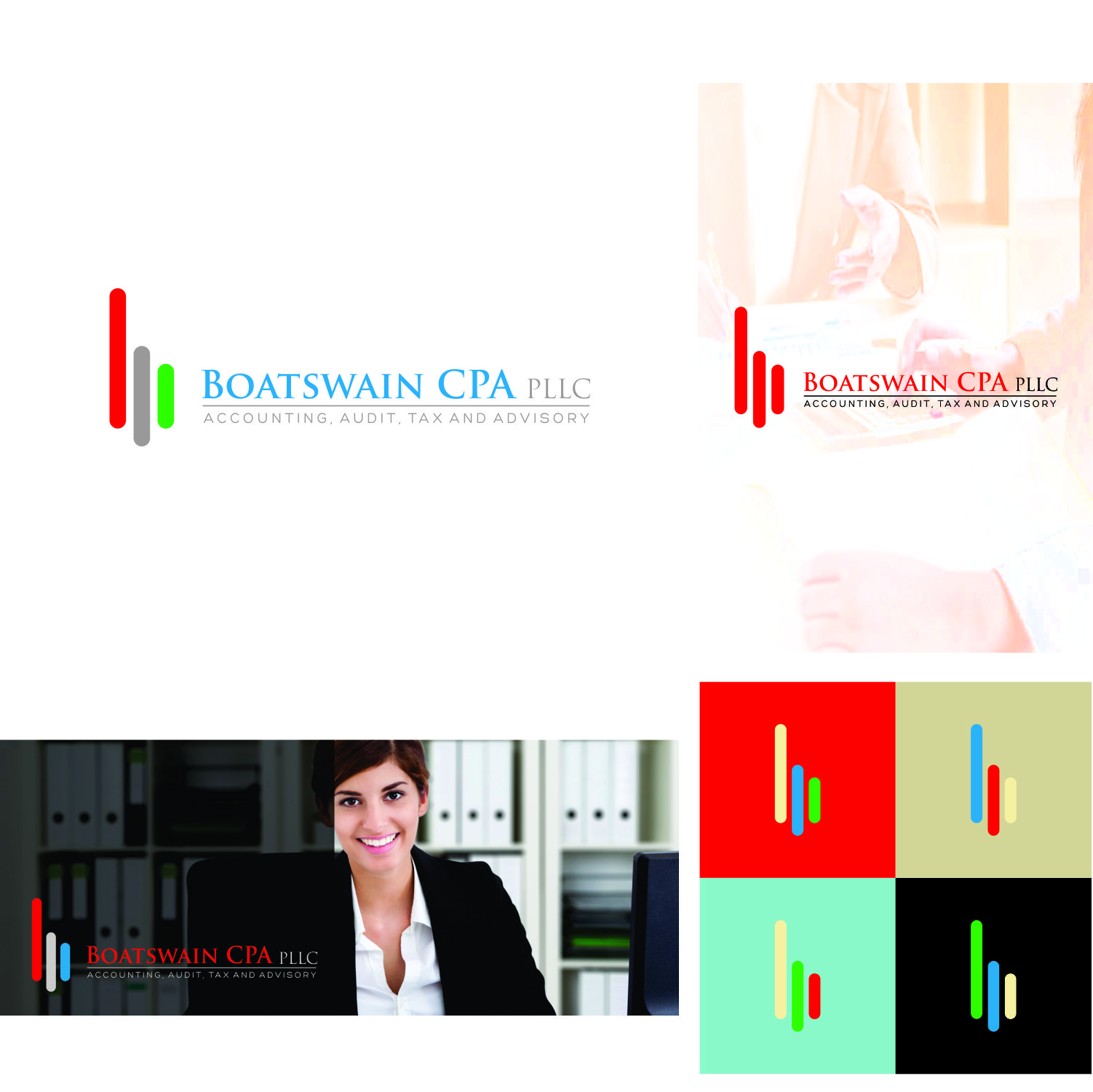 Logo Design by adie_78 for Accounting Offices of Boatswain & Associates, LLC | Design #26593114