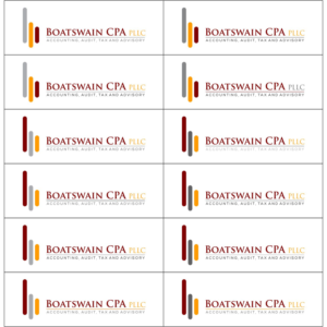 Logo Design by adie_78 for Accounting Offices of Boatswain & Associates, LLC | Design: #26841830
