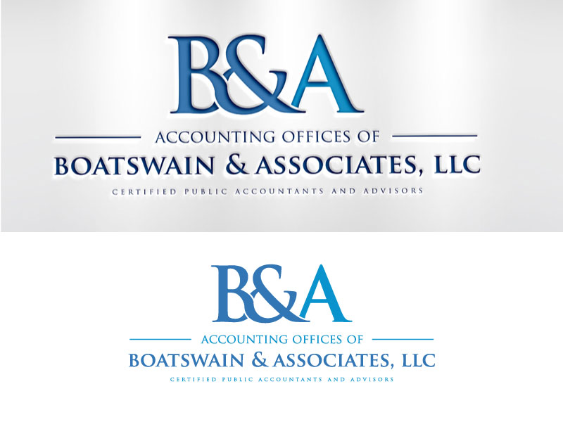 Logo Design by Pro_DesignMaster for Accounting Offices of Boatswain & Associates, LLC | Design #26219934