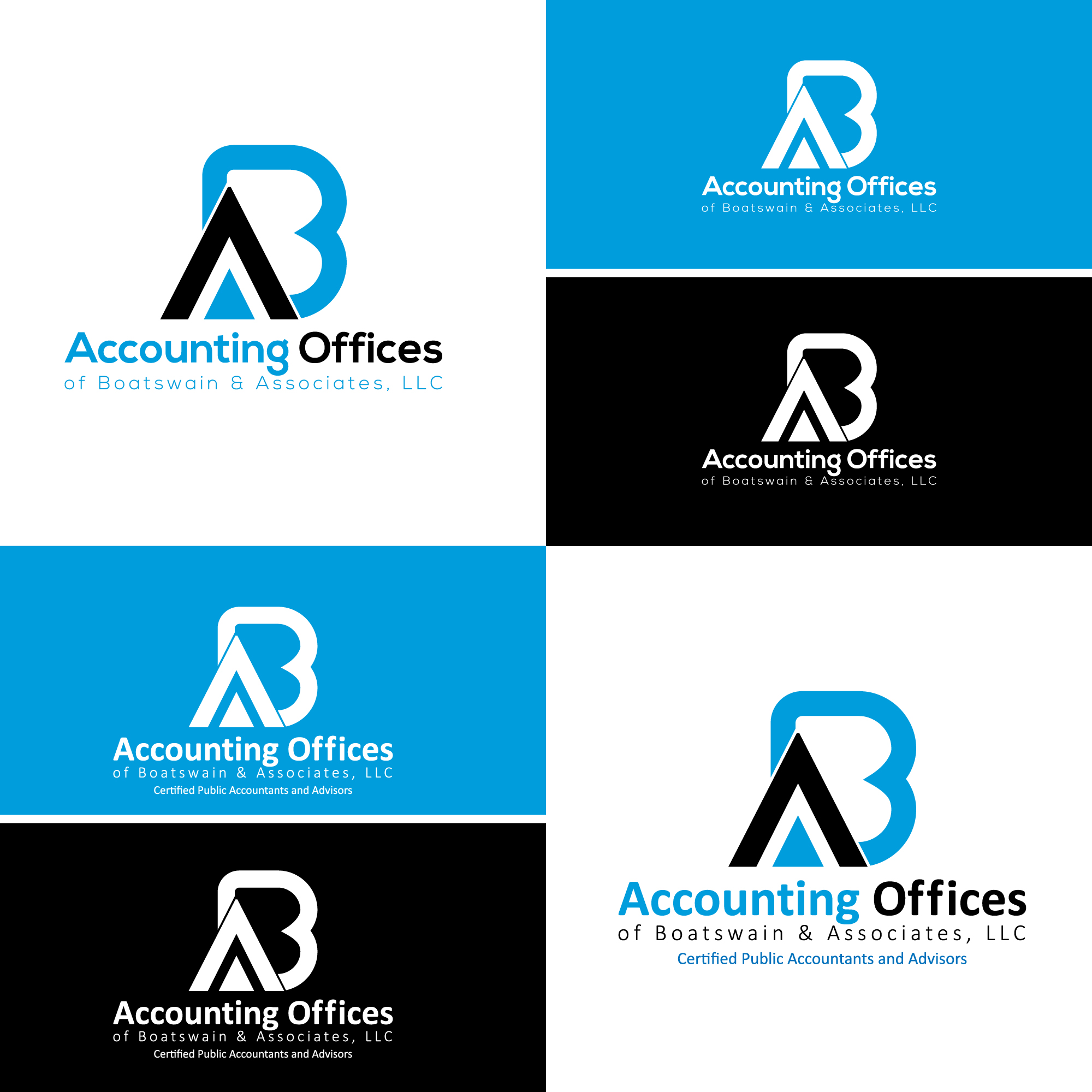 Logo Design by Rupok MT for Accounting Offices of Boatswain & Associates, LLC | Design #26094402