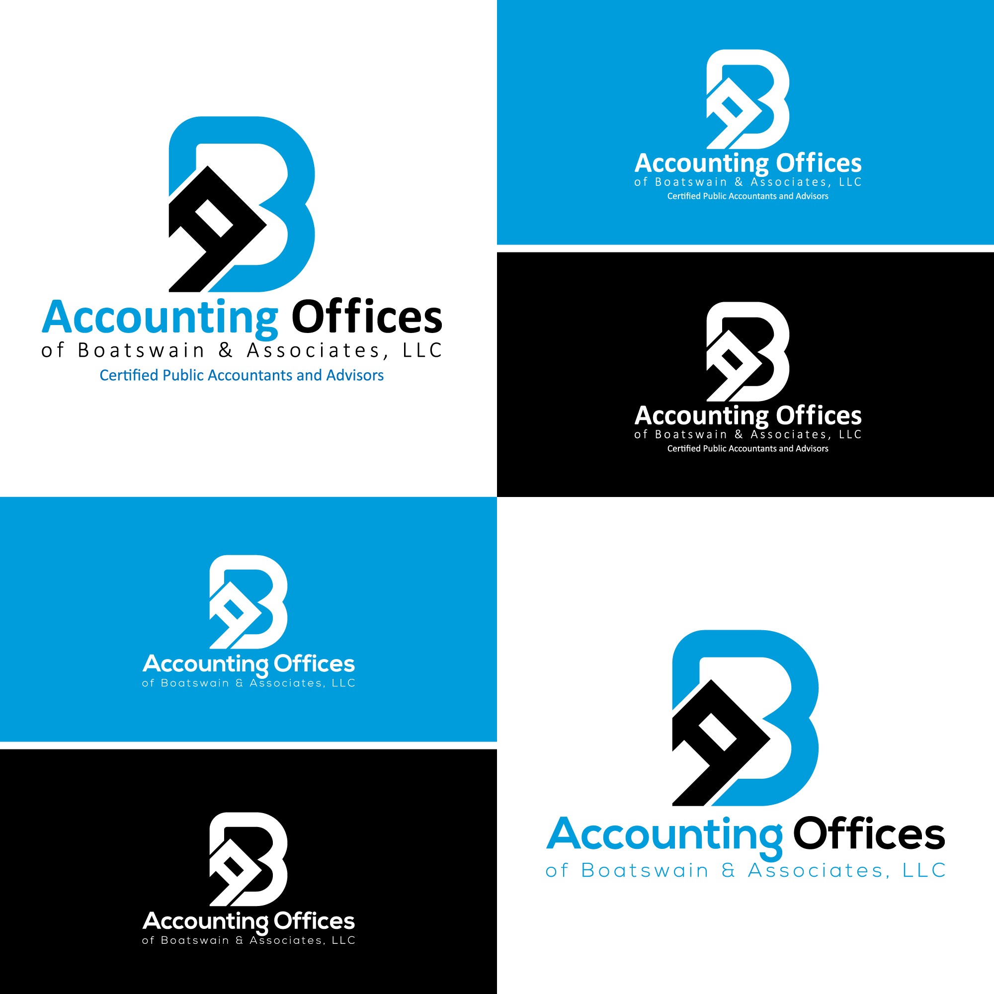 Logo Design by Rupok MT for Accounting Offices of Boatswain & Associates, LLC | Design #26094403